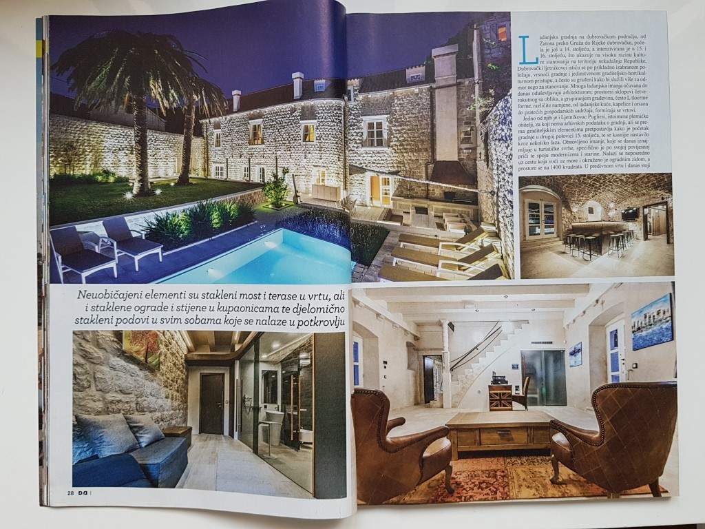 Article about LuxuryCroatia.net villas in Dom and Design July 2015.