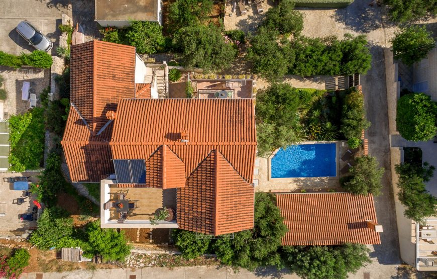 Croatia Brac Supetar sea view villa with pool