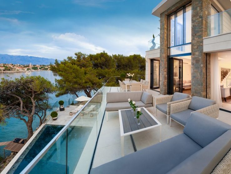 Croatia Brac luxury stone villa for rent