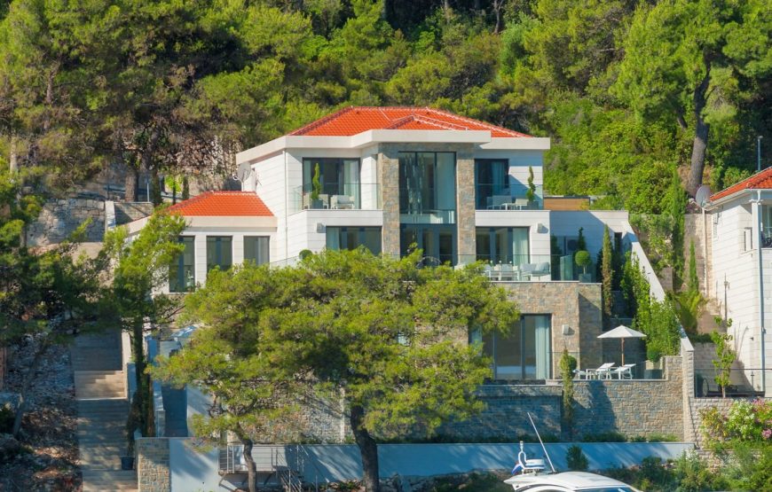 Хорватия Брач роскошная каменная вилла в аренду