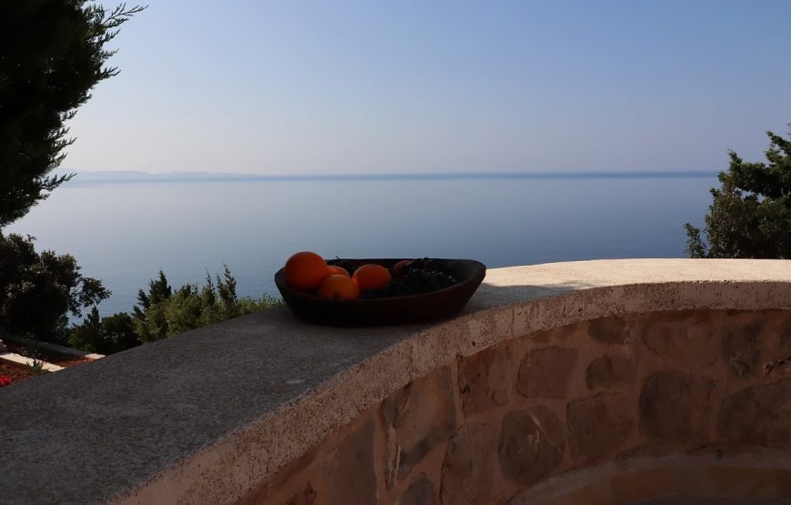 Croatia Dingac villa with sea view in vineyard