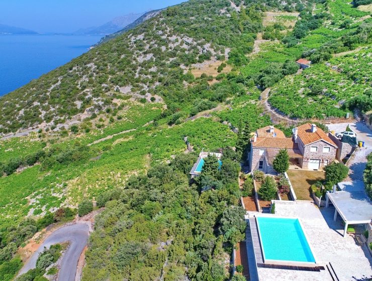 Croatia Dingac sea view villa with vineyard