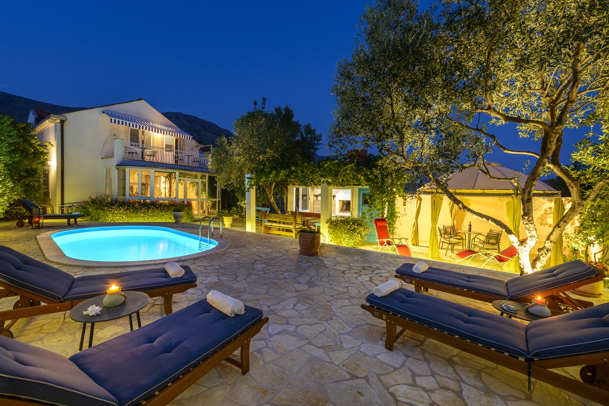 Croatia Dubrovnik Mlini villa with pool for rent