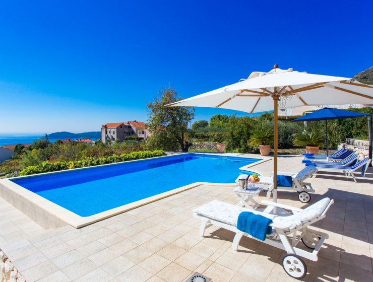 Croatia Dubrovnik Orasac stone villa for rent