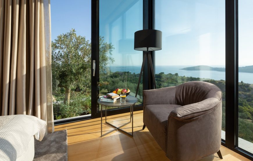 Croatia Dubrovnik area panoramic sea view villa for rent
