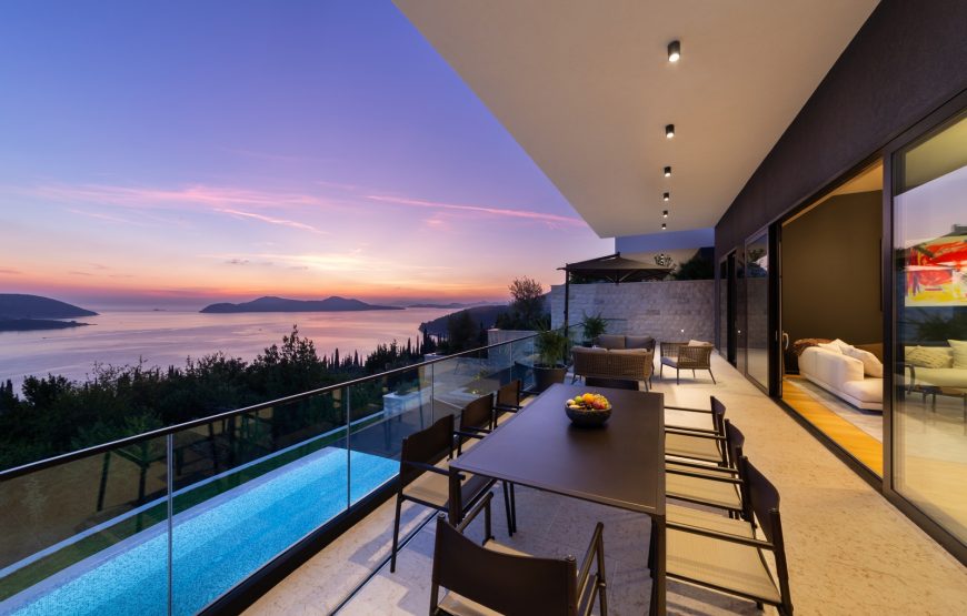 Croatia Dubrovnik area panoramic sea view villa for rent