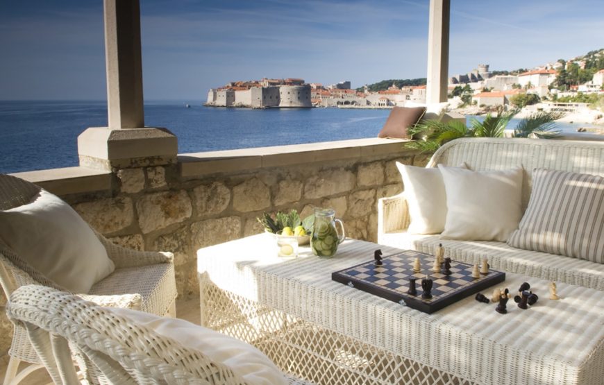 Croatie Dubrovnik villa de luxe pieds dans l’eau à louer