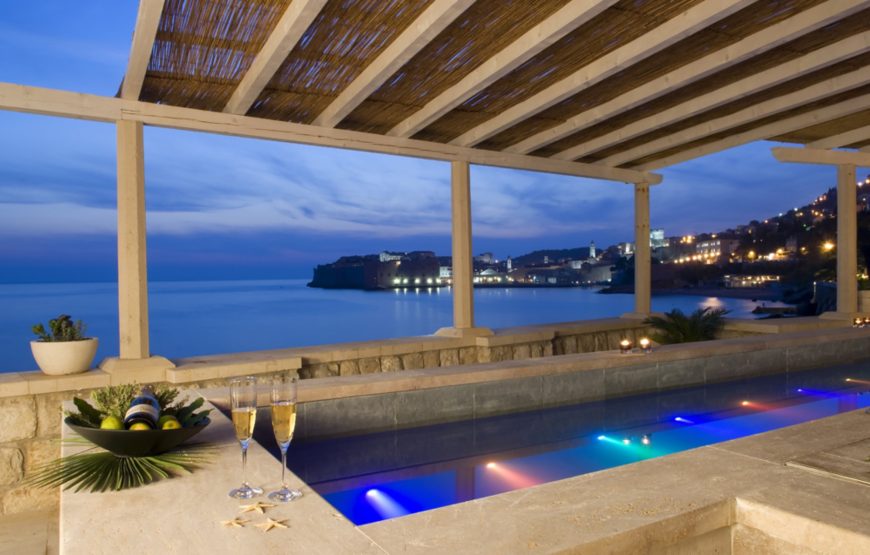 Croatie Dubrovnik villa de luxe pieds dans l’eau à louer