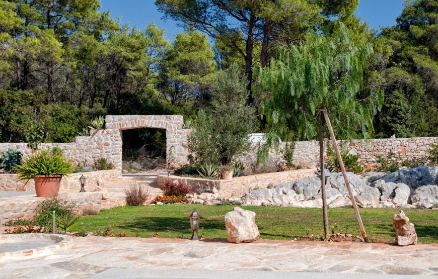 Croatia Hvar island Rustic stone villa for rent