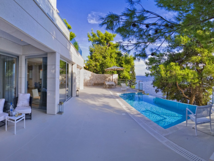 Croatia Island Brac Luxury seafront villa for rent