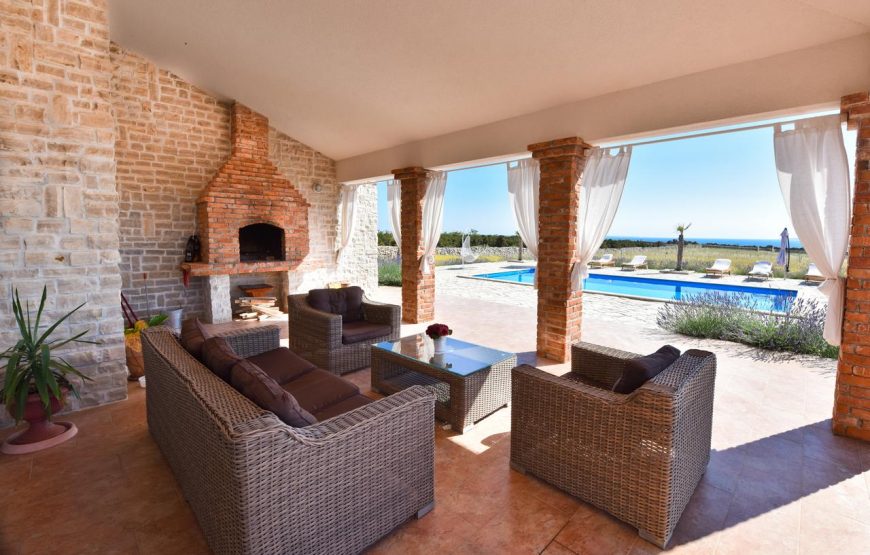 Croatia Pag Island villa with tennis court for rent