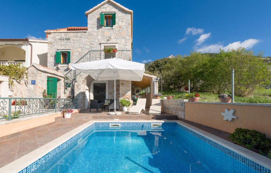 Croatia Brac island Stone villa with pool for rent