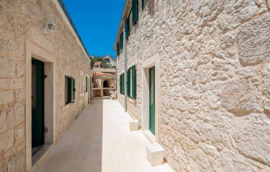 Croatia Brac Island stone villa for rent