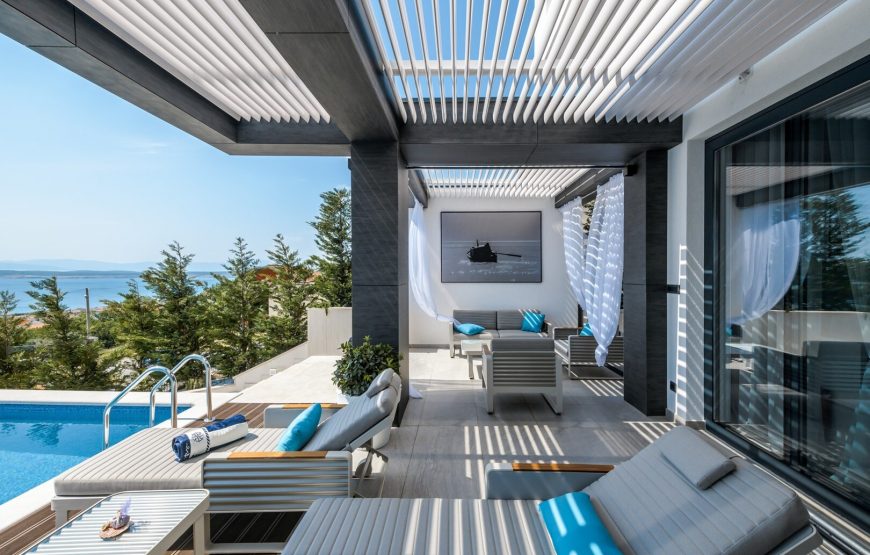Croatia Crikvenica Modern Sea view villa rent