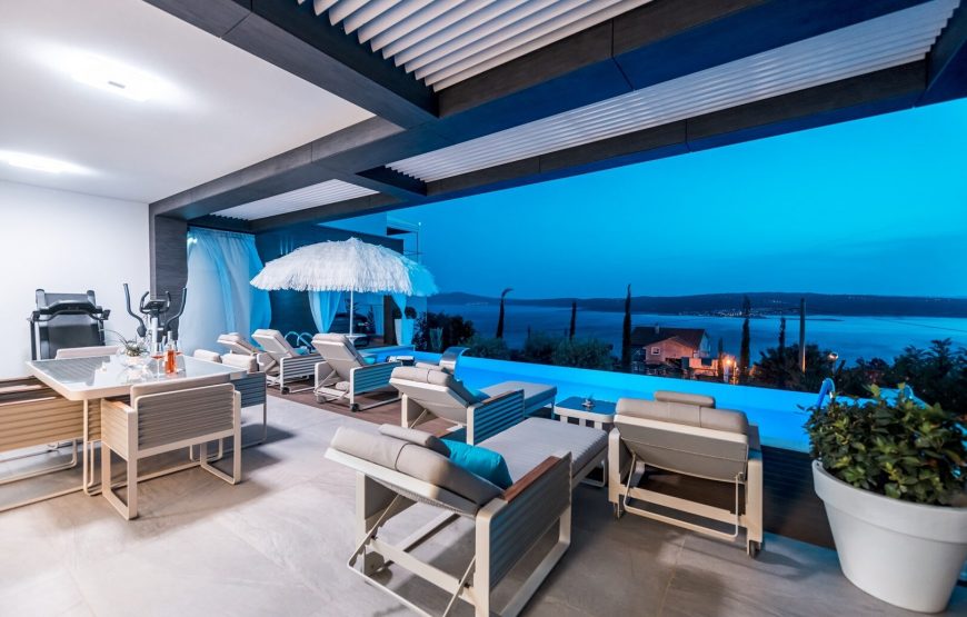 Croatia Crikvenica Modern Sea view villa rent