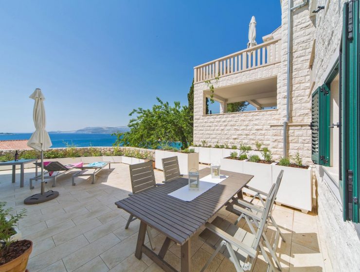 Croatia Dubrovnik Cavtat Stone sea view house rent