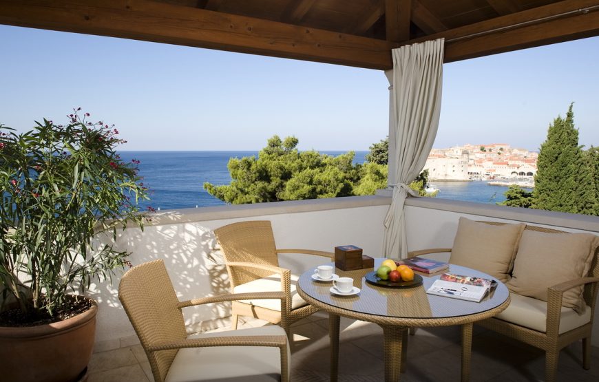 Croatia Dubrovnik sea view stone villa rent