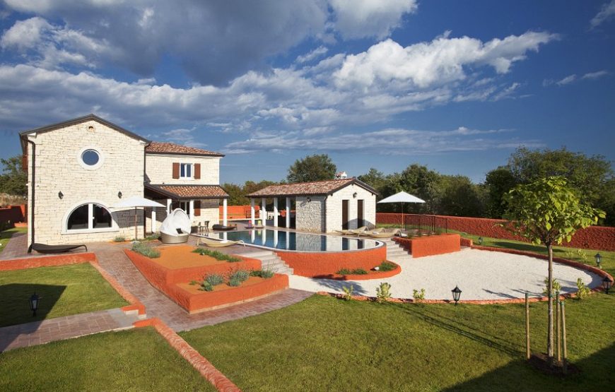 Croatia Istria Luxury stone villa with pool for rent