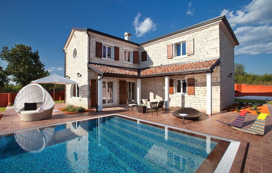 Croatia Istria Luxury stone villa with pool for rent