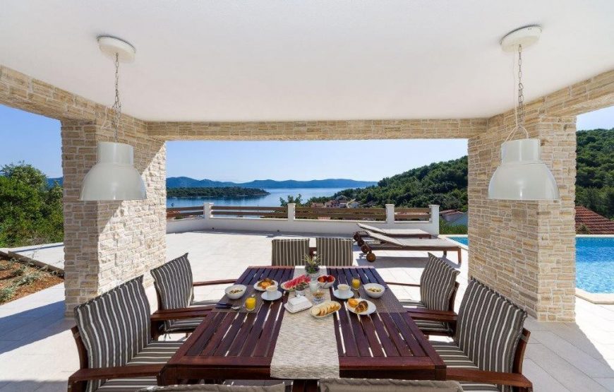 Croatia Iz island Modern stone villa for rent