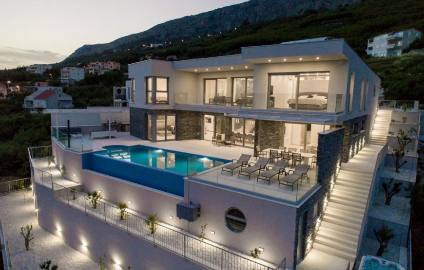 Croatia Omis area Luxury sea view villa for rent