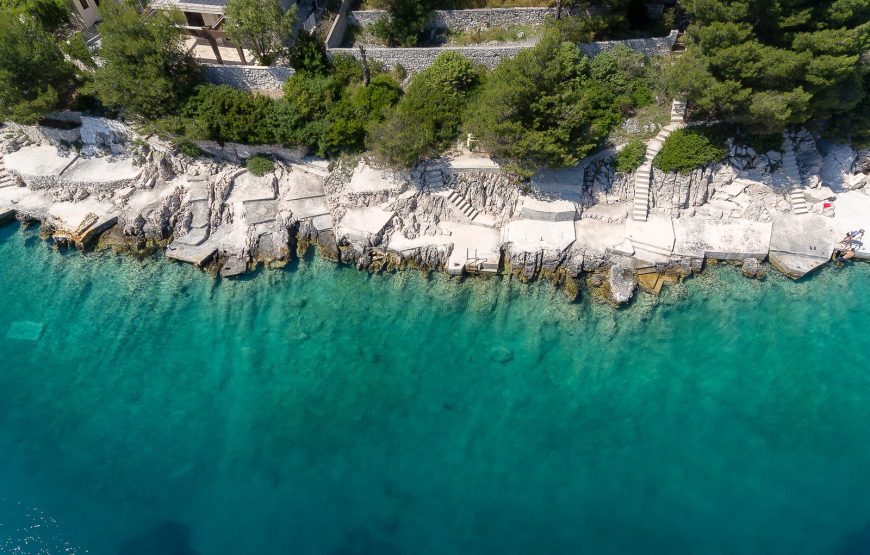 Croatia Rogoznica Waterfront villa with pool
