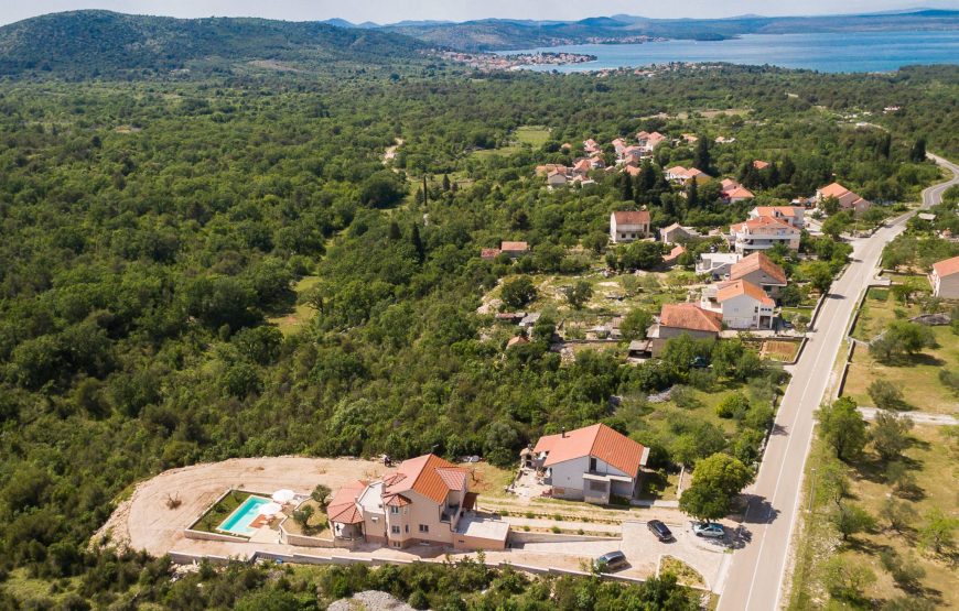 Croatia Sibenik Bilice Villa for rent in greenery