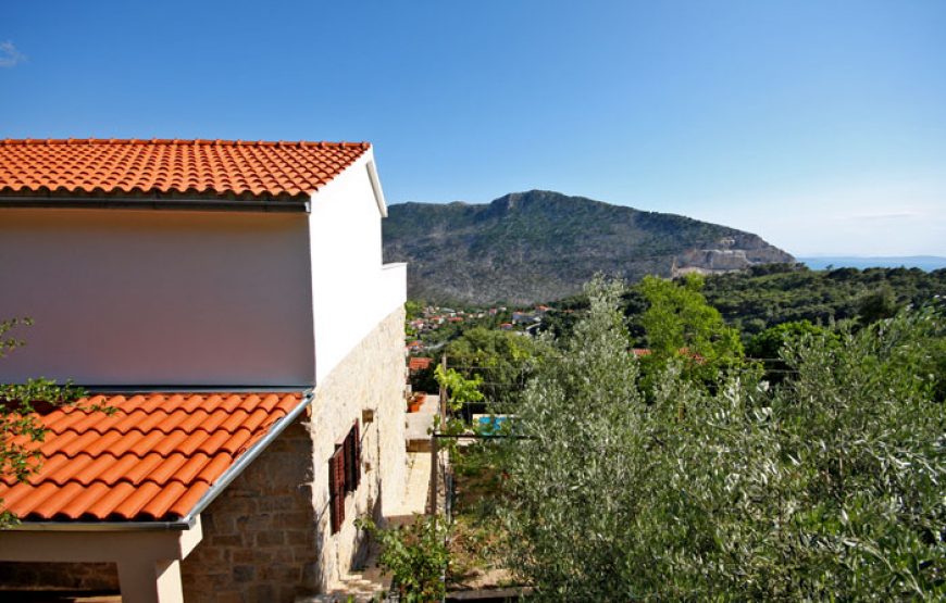 Croatia Split area Stone villa with pool for rent