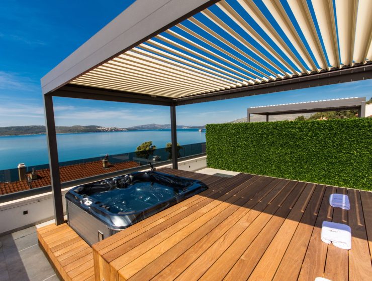 Croatia Trogir Ciovo Modern Large Villa Apartments Rent