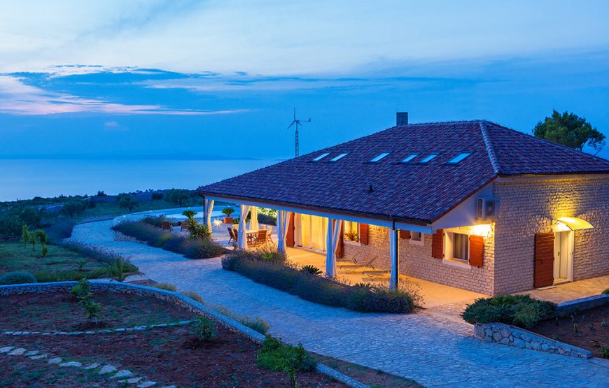 Croatia island Hvar Sea view Stone villa rent