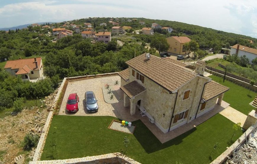 Croatia island Krk Stone villa with pool
