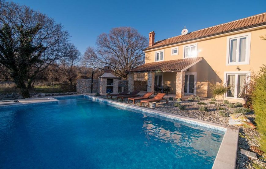 Croatia island Krk villa with pool for rent