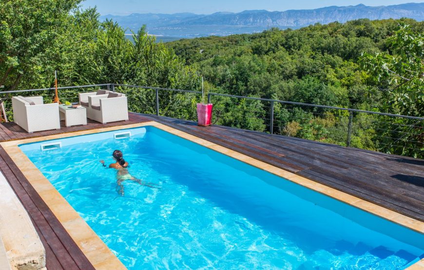 Croatia island Krk villa with pool rent