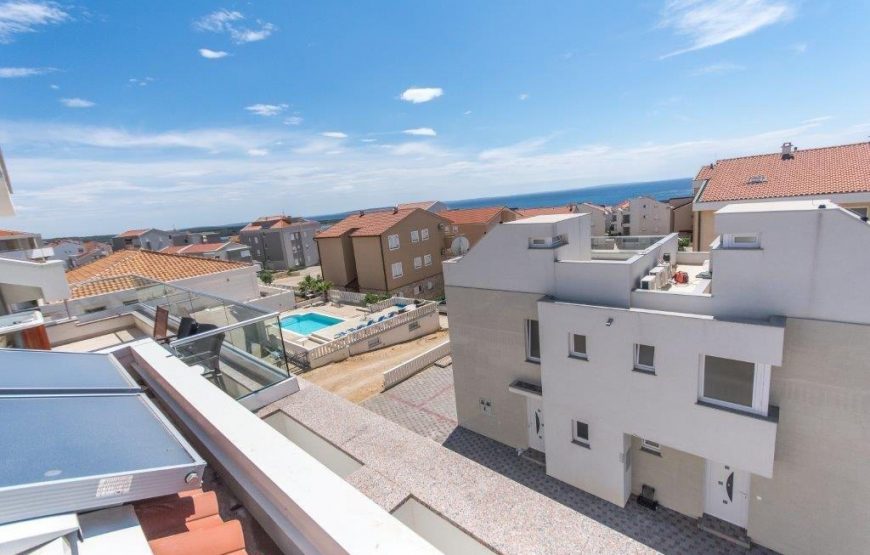 Croatia island Pag Novalja Sea view apartment villa rent