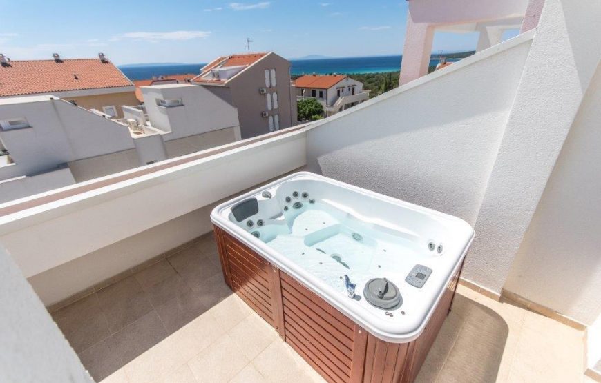 Croatia island Pag Novalja Sea view apartment villa rent