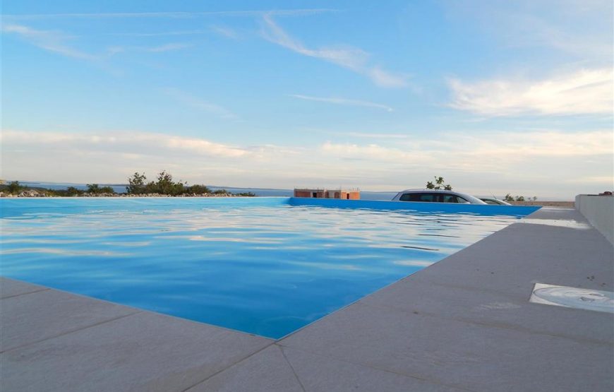 Croatia island Pag Novalja sea view villa rent