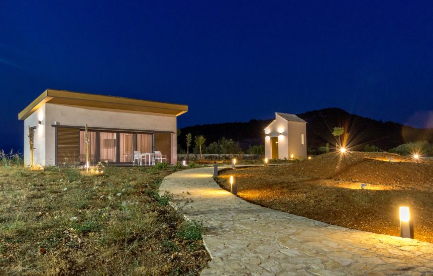 Croatia Hvar Island Modern villa with tennis court for rent