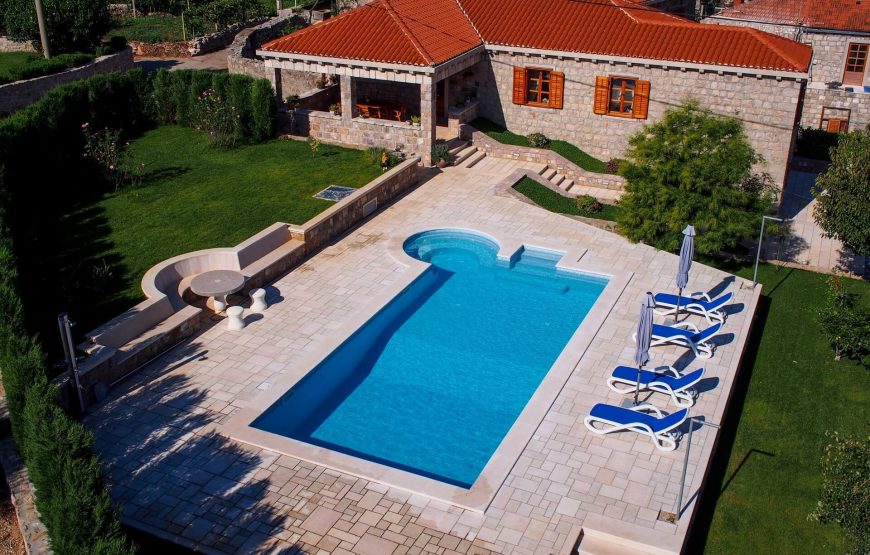 Croatia Dubrovnik area Rustic stone villa for rent