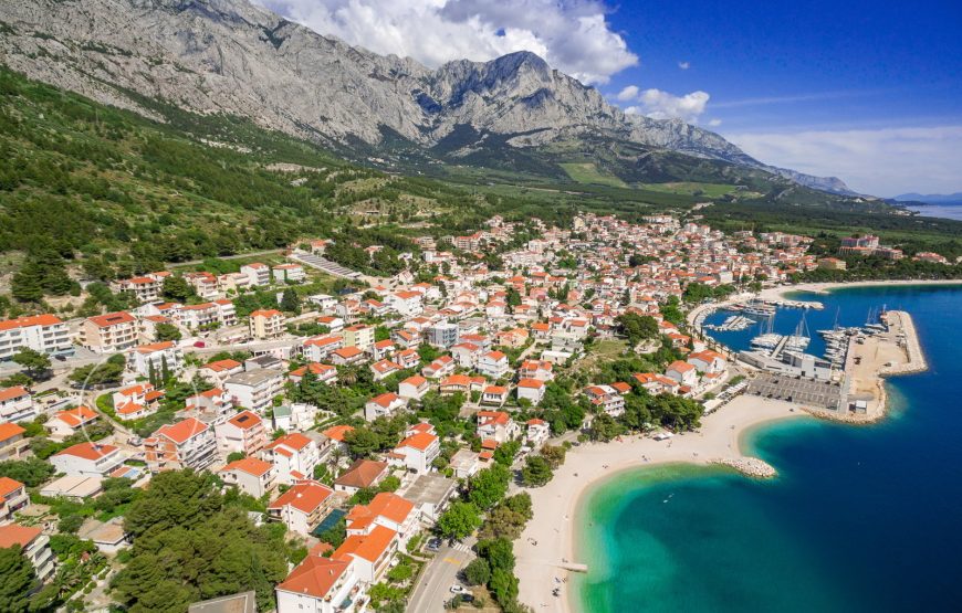 Croatia Makarska area Baska Voda sea view villa rent
