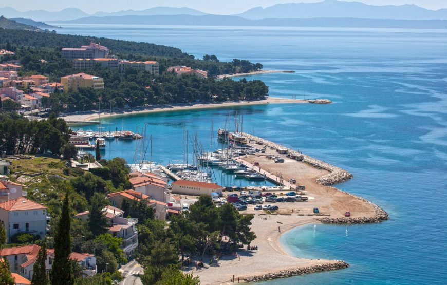 Croatia Makarska area Baska Voda sea view villa rent