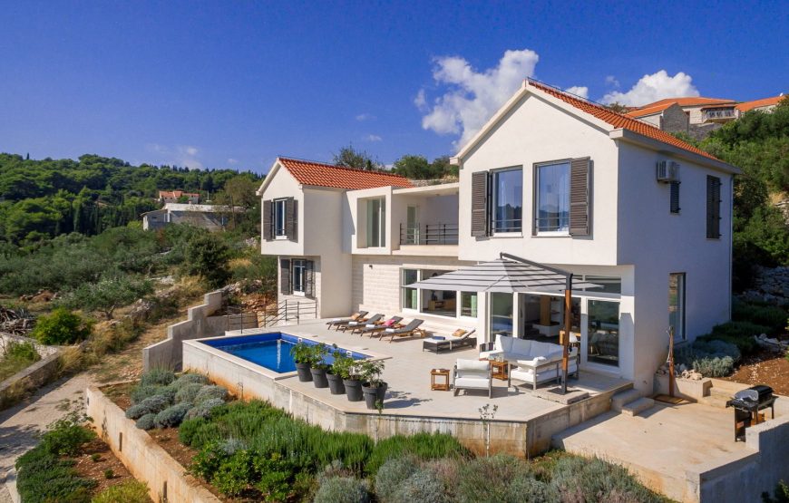 Croatia island Brac Selca Modern sea view villa rent