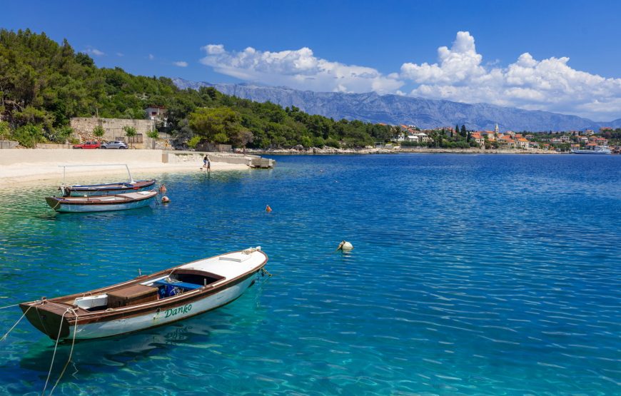 Croatia island Brac Sumartin sea view villa rent