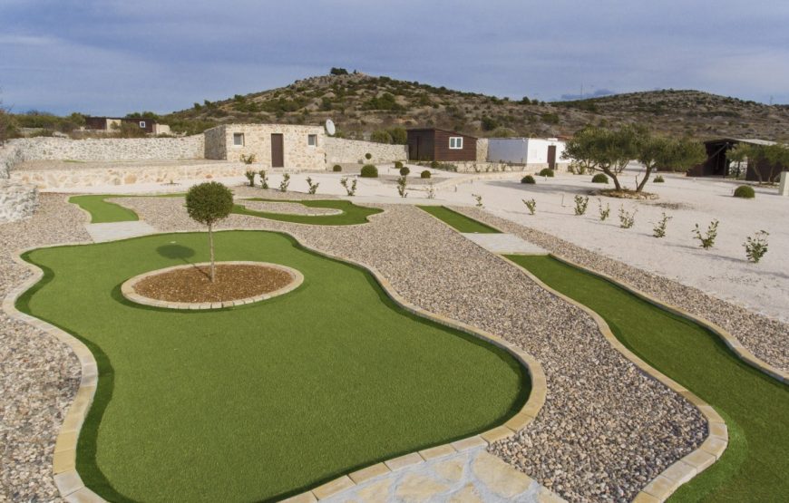 Croatia Brac Milna villa with tennis court and mini golf for rent