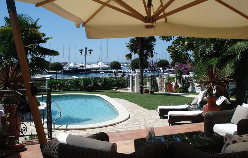 Croatia Umag Waterfront Luxury villa with pool for rent