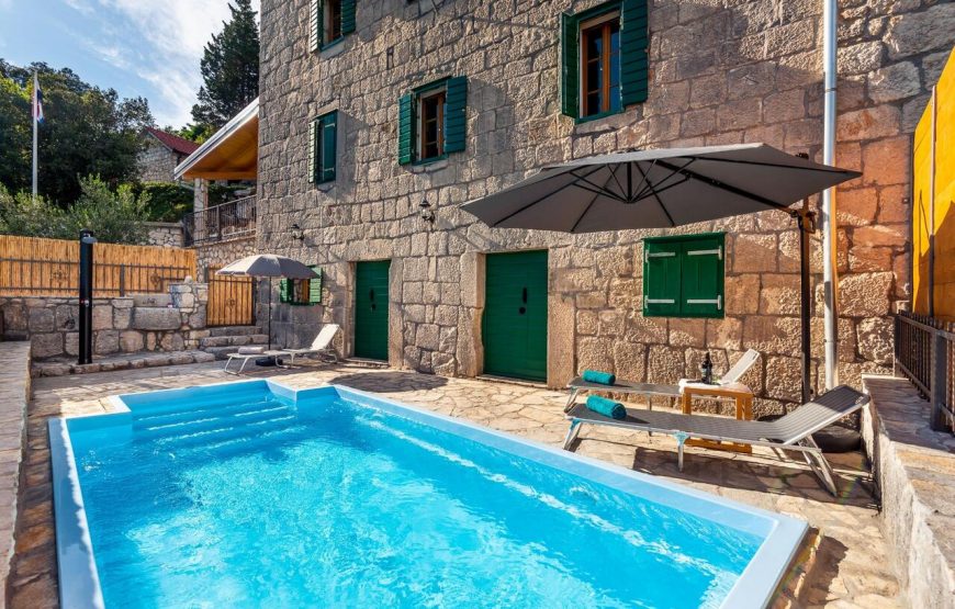 Croatia Makarska area Rustic Pool villa for rent