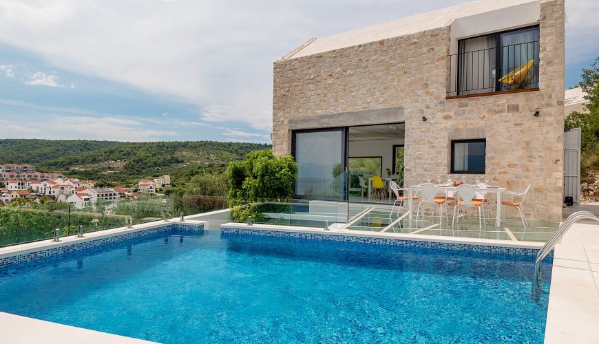 Croatia island Brac Sutivan Luxury Stone villa for rent