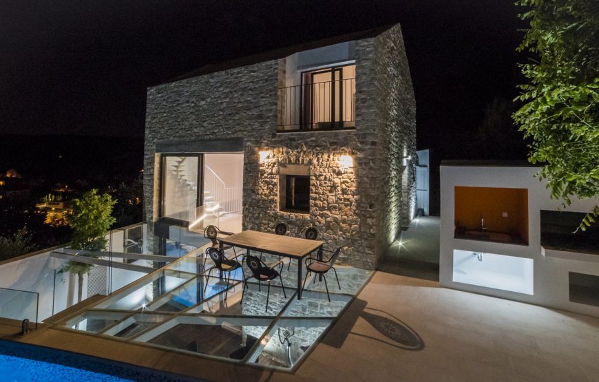 Croatia island Brac Sutivan Luxury Stone villa for rent