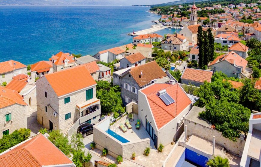 Croatia island Brac Sutivan Luxury Stone villa rent