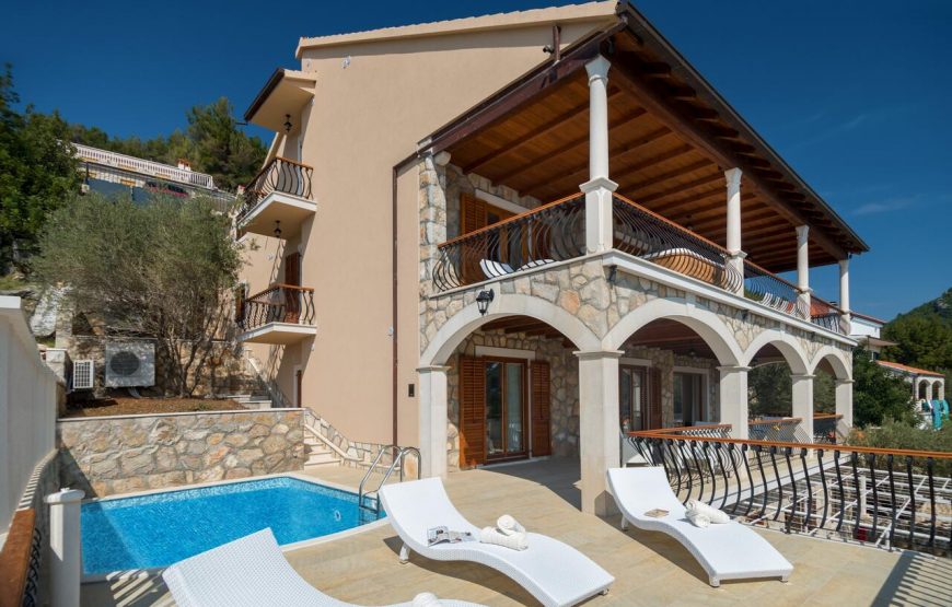 Croatia island Korcula Prizba Seafront Pool Villa for rent