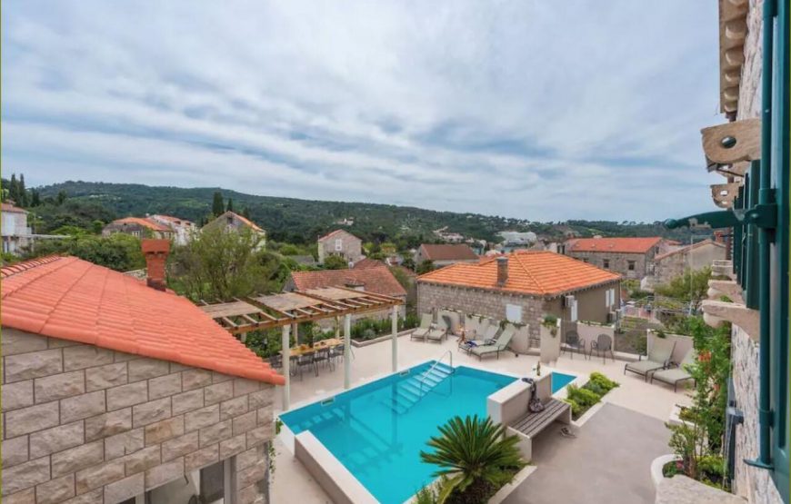 Croatia island Lopud sea view apartment villa rent